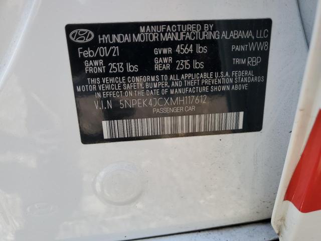 Photo 11 VIN: 5NPEK4JCXMH117612 - HYUNDAI SONATA 