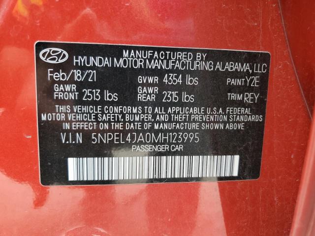 Photo 11 VIN: 5NPEL4JA0MH123995 - HYUNDAI SONATA SEL 