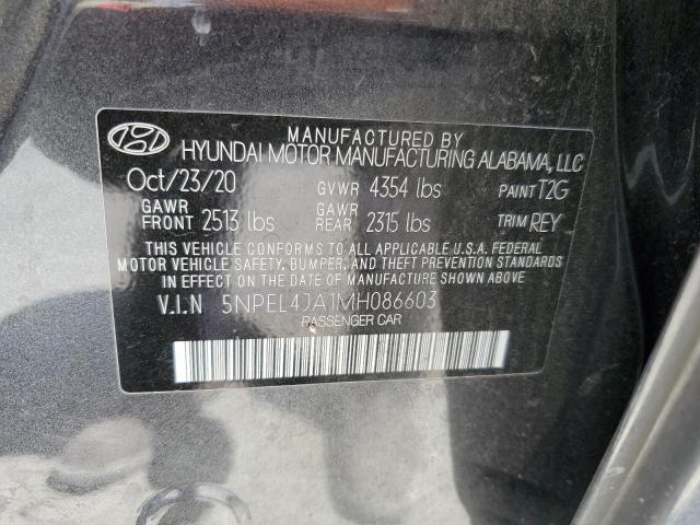 Photo 11 VIN: 5NPEL4JA1MH086603 - HYUNDAI SONATA 