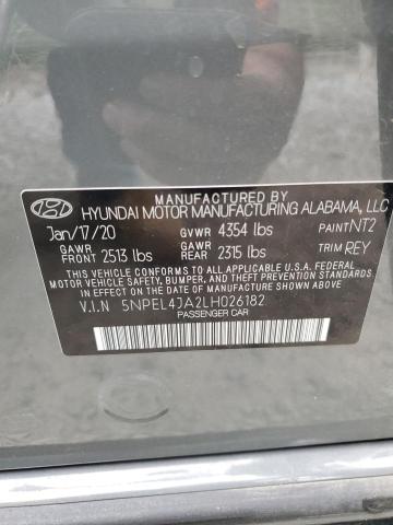 Photo 11 VIN: 5NPEL4JA2LH026182 - HYUNDAI SONATA SEL 