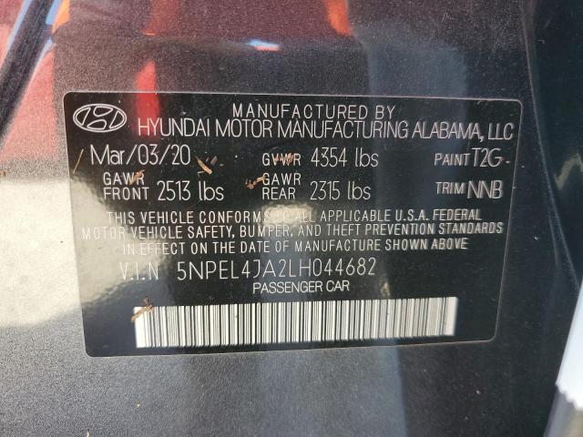 Photo 12 VIN: 5NPEL4JA2LH044682 - HYUNDAI SONATA SEL 