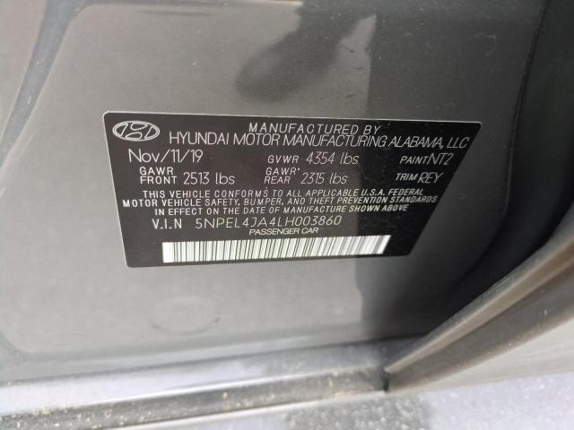 Photo 11 VIN: 5NPEL4JA4LH003860 - HYUNDAI SONATA SEL 