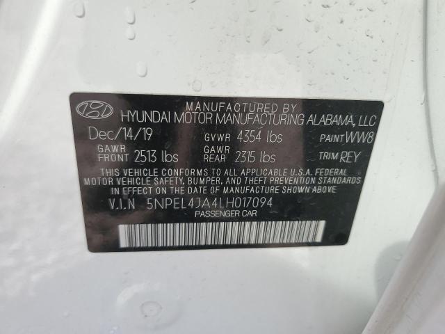 Photo 11 VIN: 5NPEL4JA4LH017094 - HYUNDAI SONATA SEL 