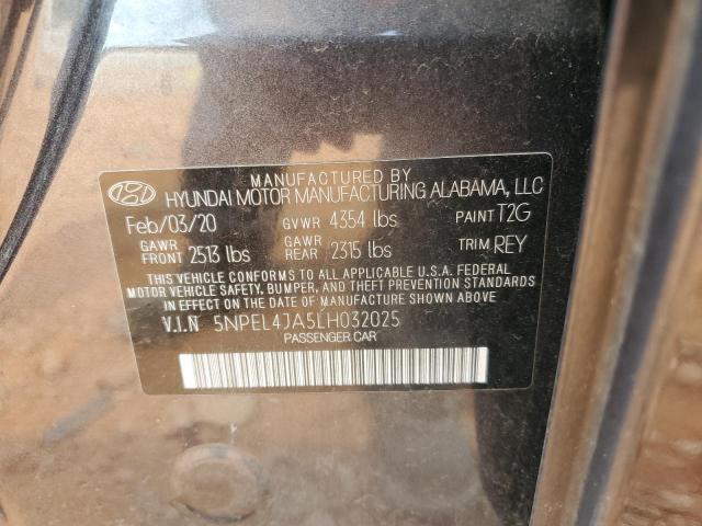 Photo 11 VIN: 5NPEL4JA5LH032025 - HYUNDAI SONATA SEL 