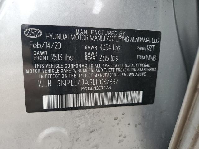 Photo 12 VIN: 5NPEL4JA5LH037337 - HYUNDAI SONATA SEL 