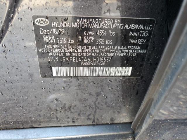 Photo 9 VIN: 5NPEL4JA6LH018537 - HYUNDAI SONATA SEL 