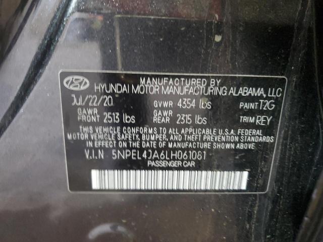 Photo 11 VIN: 5NPEL4JA6LH061081 - HYUNDAI SONATA SEL 