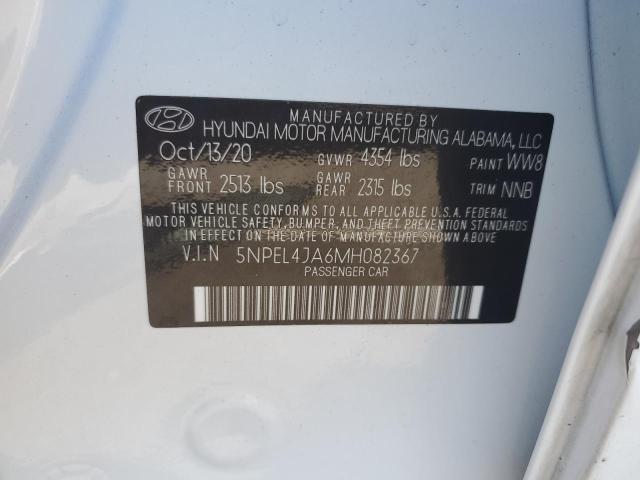 Photo 11 VIN: 5NPEL4JA6MH082367 - HYUNDAI SONATA SEL 