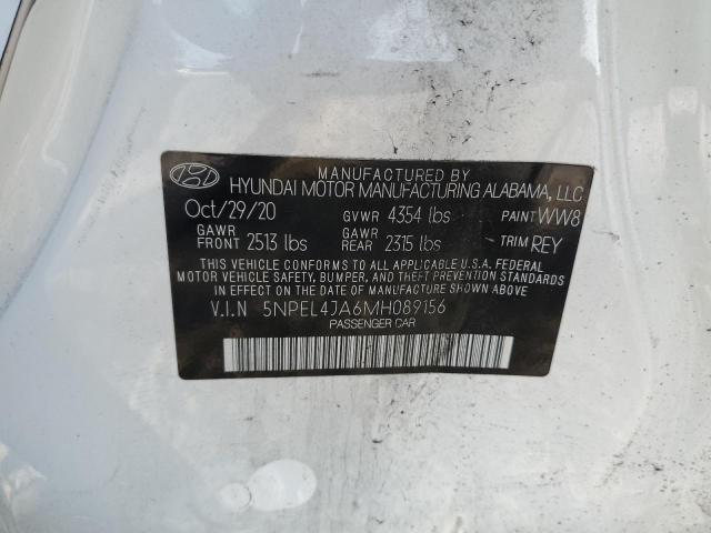 Photo 11 VIN: 5NPEL4JA6MH089156 - HYUNDAI SONATA SEL 