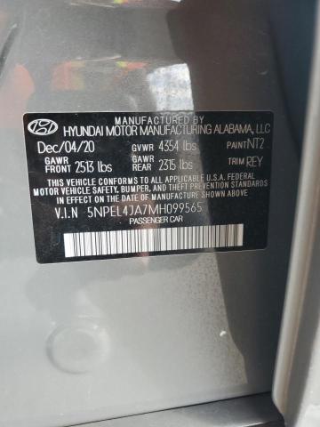 Photo 11 VIN: 5NPEL4JA7MH099565 - HYUNDAI SONATA SEL 