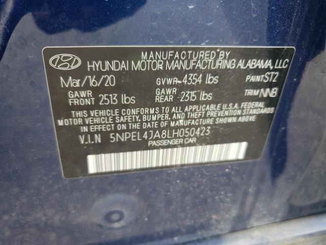 Photo 11 VIN: 5NPEL4JA8LH050423 - HYUNDAI SONATA SEL 