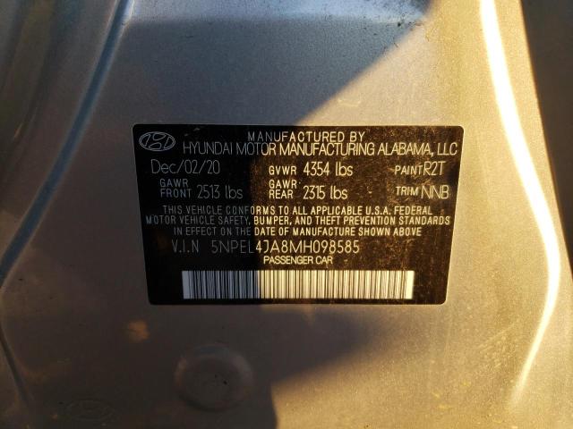 Photo 11 VIN: 5NPEL4JA8MH098585 - HYUNDAI SONATA 