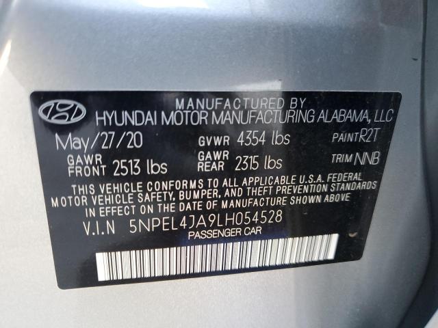 Photo 9 VIN: 5NPEL4JA9LH054528 - HYUNDAI SONATA SEL 