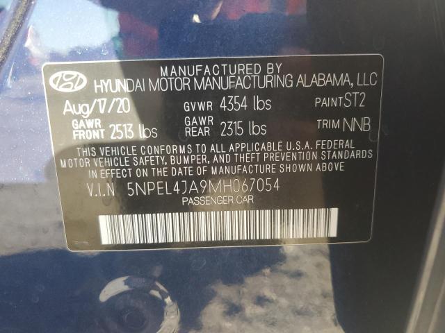 Photo 11 VIN: 5NPEL4JA9MH067054 - HYUNDAI SONATA SEL 