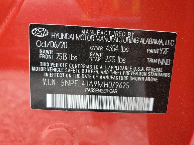 Photo 12 VIN: 5NPEL4JA9MH079625 - HYUNDAI SONATA 