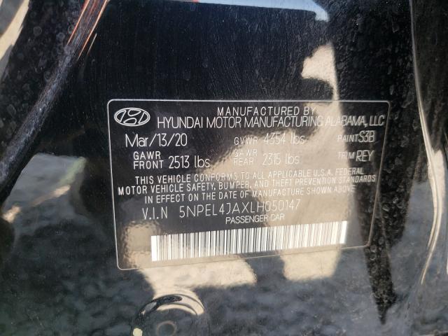 Photo 9 VIN: 5NPEL4JAXLH050147 - HYUNDAI SONATA SEL 