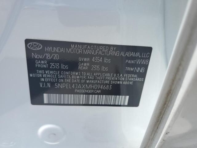 Photo 11 VIN: 5NPEL4JAXMH094683 - HYUNDAI SONATA SEL 