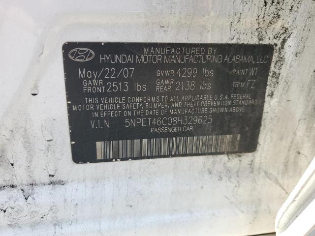 Photo 11 VIN: 5NPET46C08H329625 - HYUNDAI SONATA 