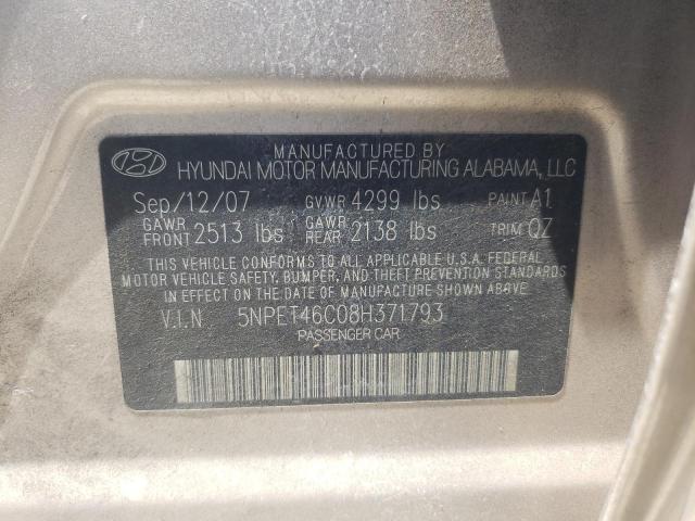 Photo 11 VIN: 5NPET46C08H371793 - HYUNDAI SONATA 