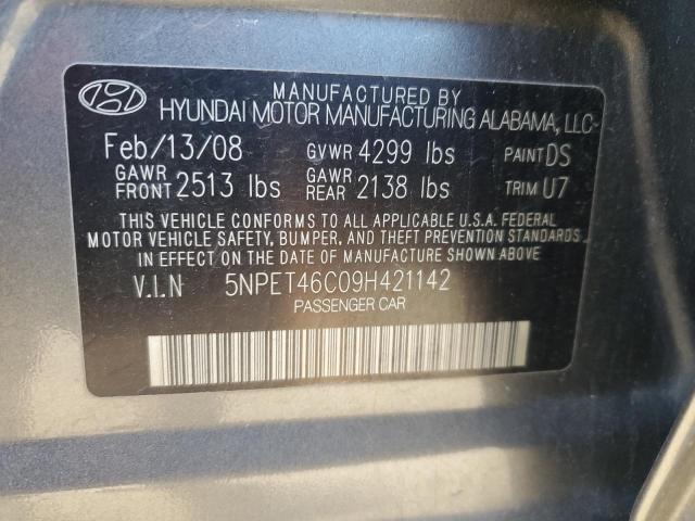 Photo 11 VIN: 5NPET46C09H421142 - HYUNDAI SONATA 