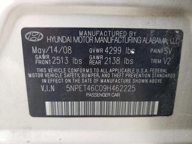 Photo 11 VIN: 5NPET46C09H462225 - HYUNDAI SONATA GLS 