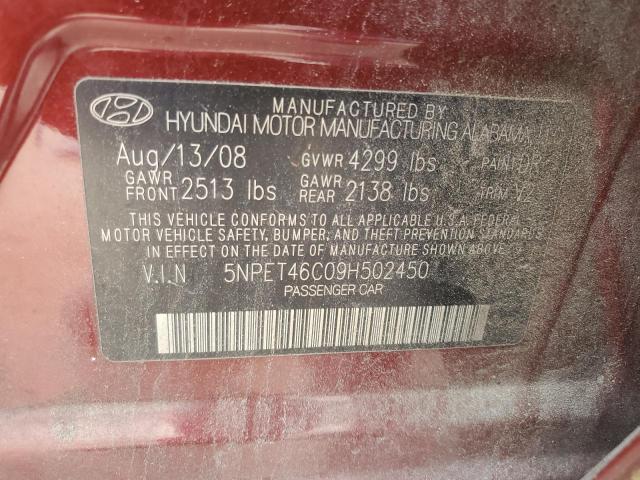 Photo 11 VIN: 5NPET46C09H502450 - HYUNDAI SONATA 