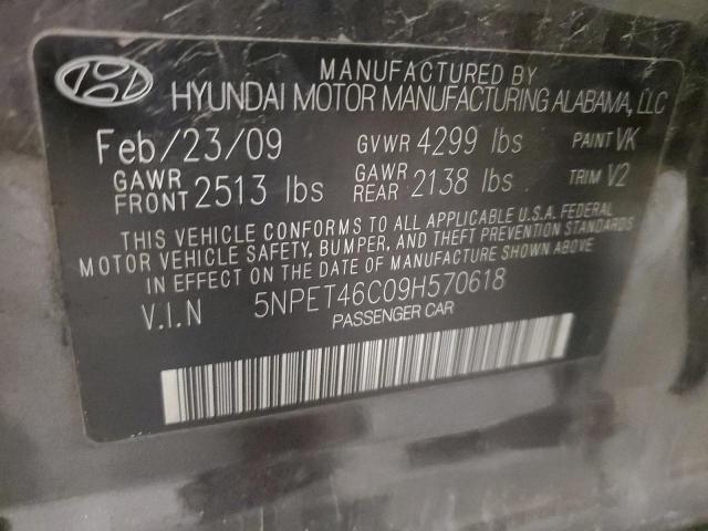 Photo 11 VIN: 5NPET46C09H570618 - HYUNDAI SONATA 