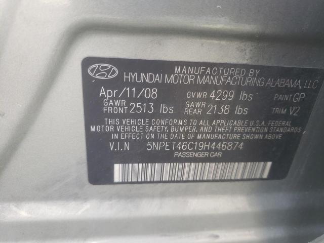 Photo 11 VIN: 5NPET46C19H446874 - HYUNDAI SONATA 