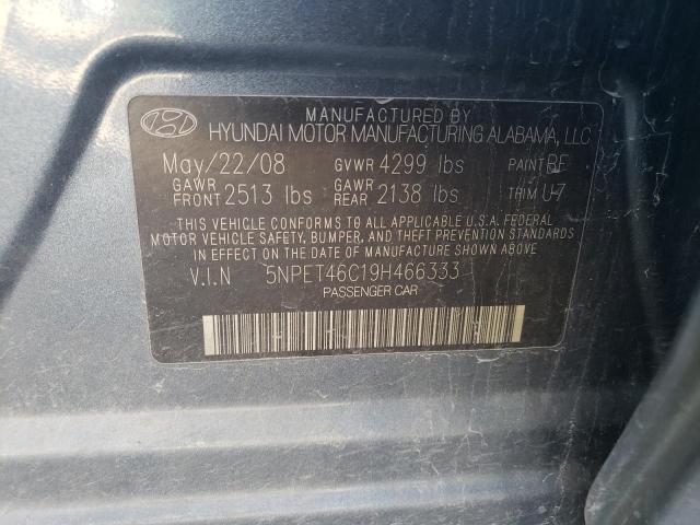 Photo 11 VIN: 5NPET46C19H466333 - HYUNDAI SONATA 