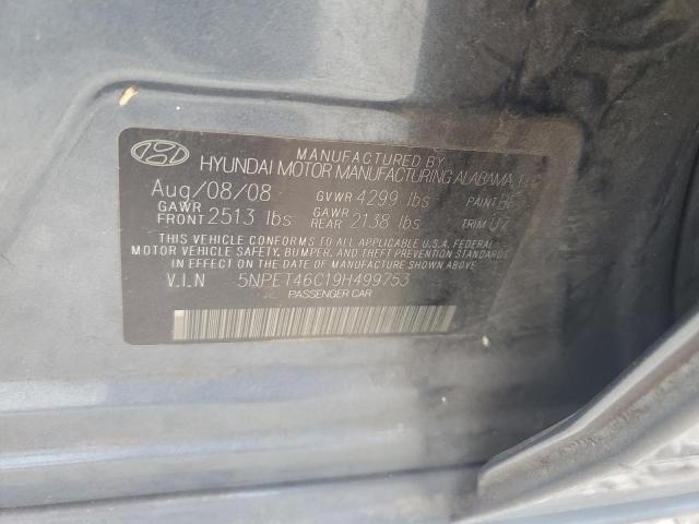 Photo 11 VIN: 5NPET46C19H499753 - HYUNDAI SONATA GLS 