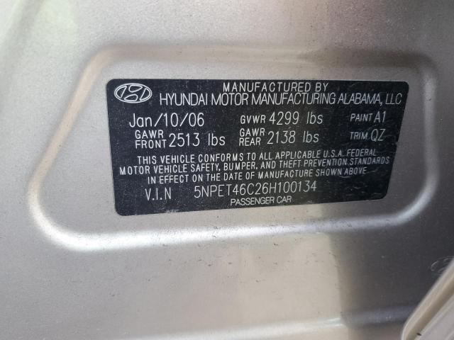 Photo 11 VIN: 5NPET46C26H100134 - HYUNDAI SONATA GL 