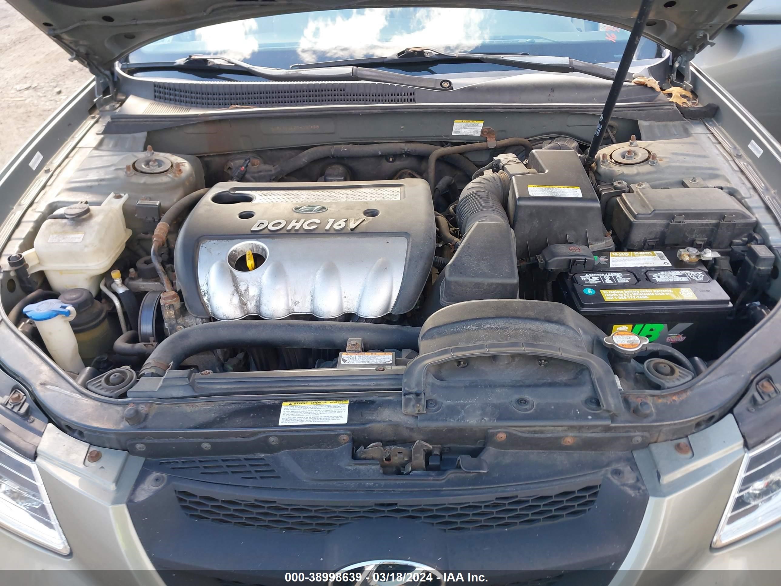 Photo 9 VIN: 5NPET46C28H307495 - HYUNDAI SONATA 