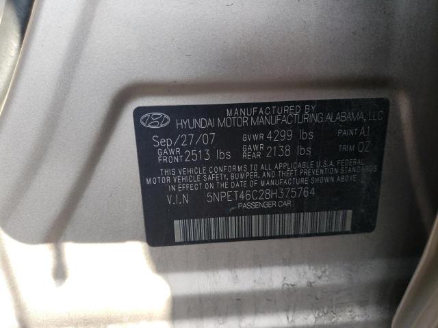 Photo 11 VIN: 5NPET46C28H375764 - HYUNDAI SONATA 