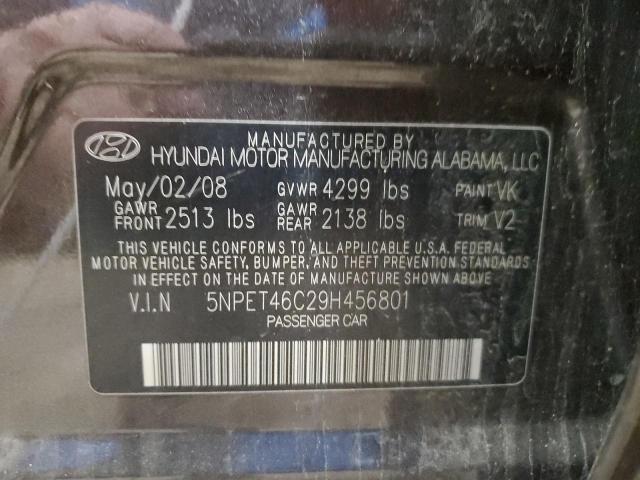 Photo 11 VIN: 5NPET46C29H456801 - HYUNDAI SONATA 