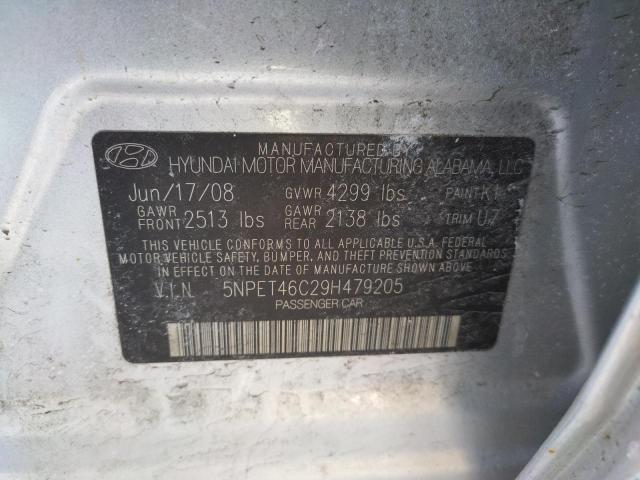 Photo 9 VIN: 5NPET46C29H479205 - HYUNDAI SONATA GLS 