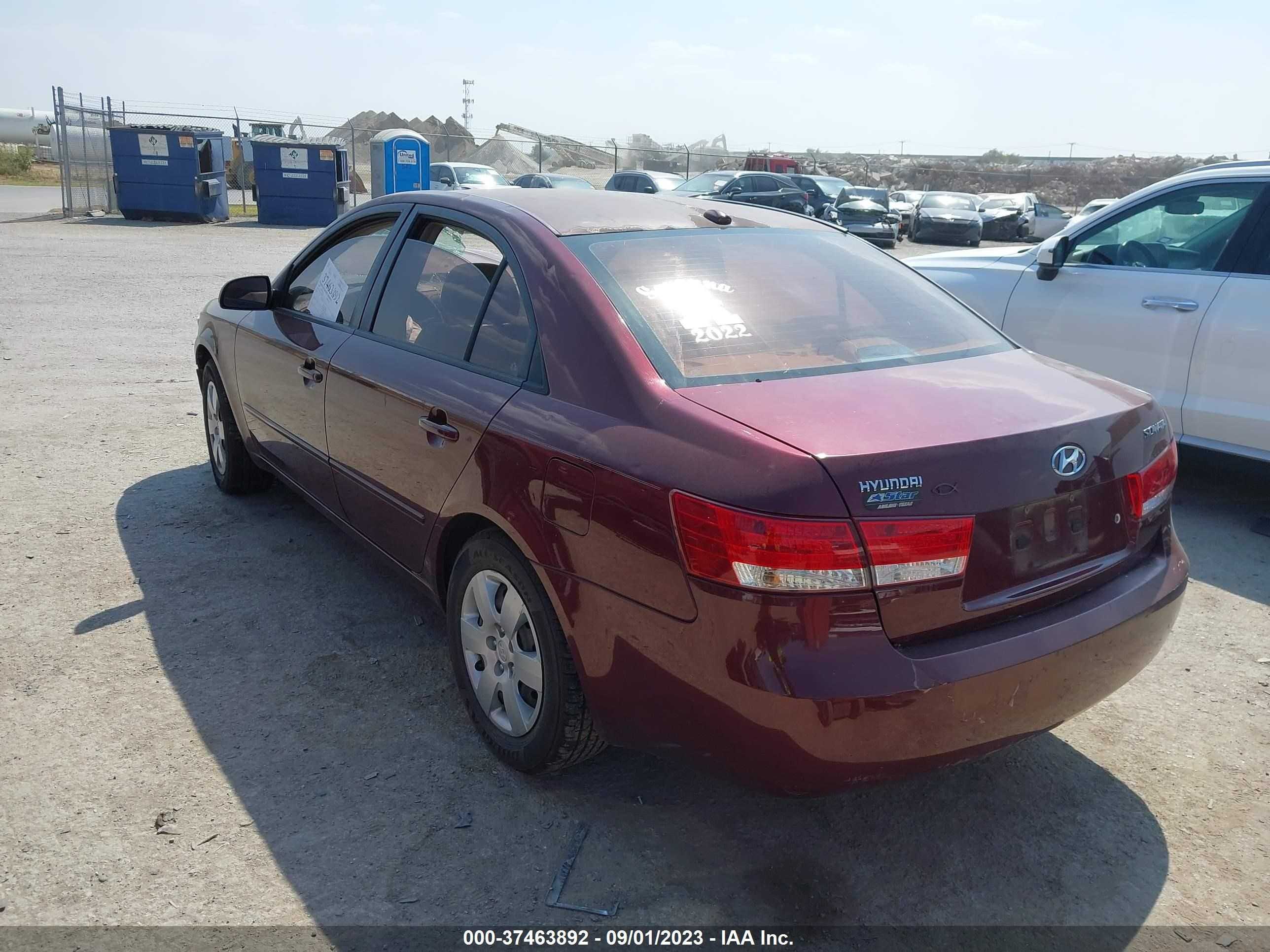 Photo 2 VIN: 5NPET46C38H387809 - HYUNDAI SONATA 