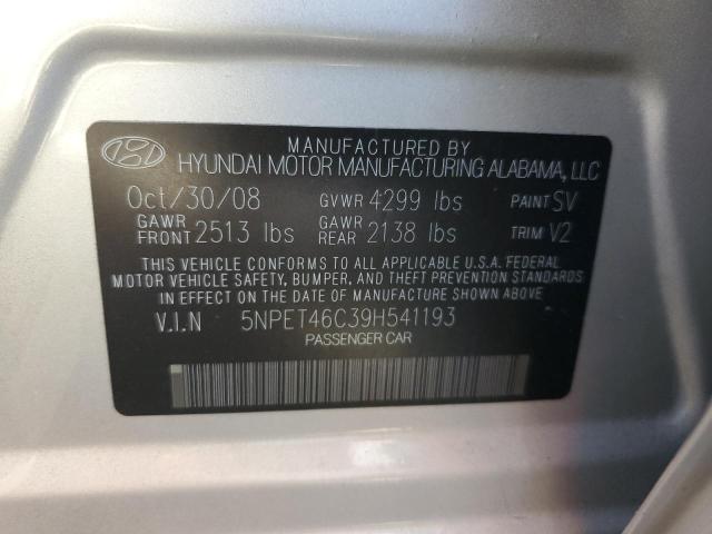 Photo 12 VIN: 5NPET46C39H541193 - HYUNDAI SONATA 