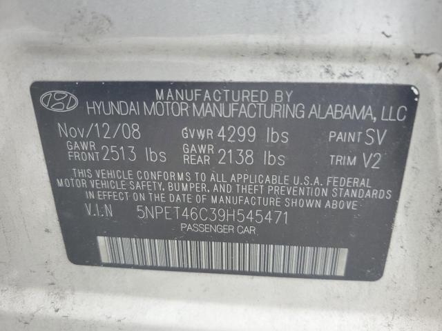 Photo 11 VIN: 5NPET46C39H545471 - HYUNDAI SONATA 