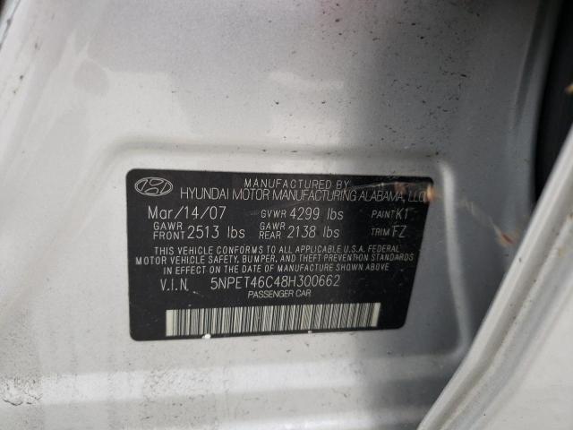 Photo 12 VIN: 5NPET46C48H300662 - HYUNDAI SONATA GLS 