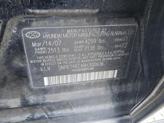 Photo 11 VIN: 5NPET46C48H300936 - HYUNDAI SONATA 