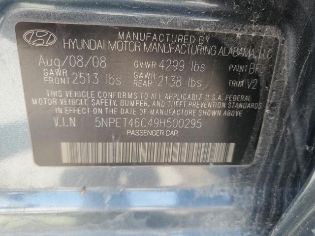 Photo 11 VIN: 5NPET46C49H500295 - HYUNDAI SONATA GLS 