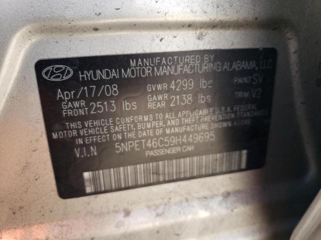 Photo 11 VIN: 5NPET46C59H449695 - HYUNDAI SONATA GLS 