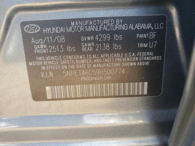 Photo 11 VIN: 5NPET46C59H500774 - HYUNDAI SONATA GLS 