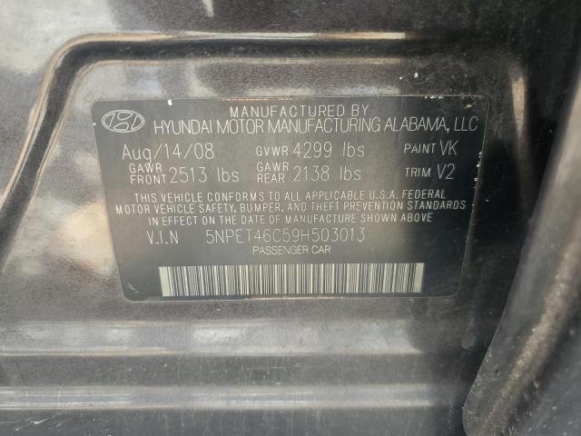 Photo 11 VIN: 5NPET46C59H503013 - HYUNDAI SONATA 