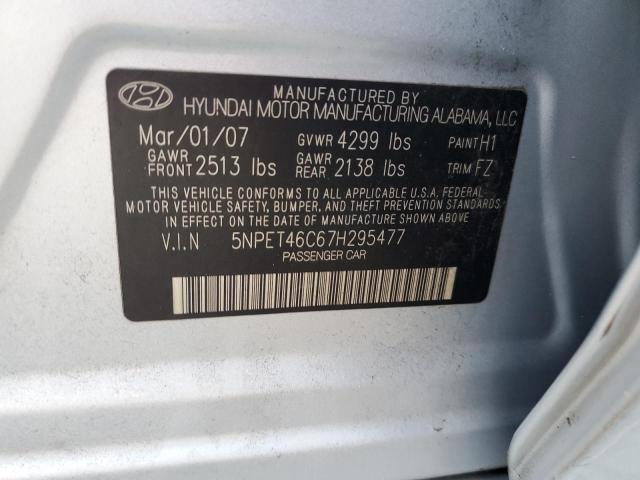 Photo 12 VIN: 5NPET46C67H295477 - HYUNDAI SONATA GLS 