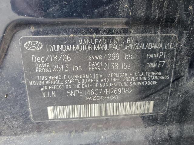 Photo 12 VIN: 5NPET46C77H269082 - HYUNDAI SONATA 