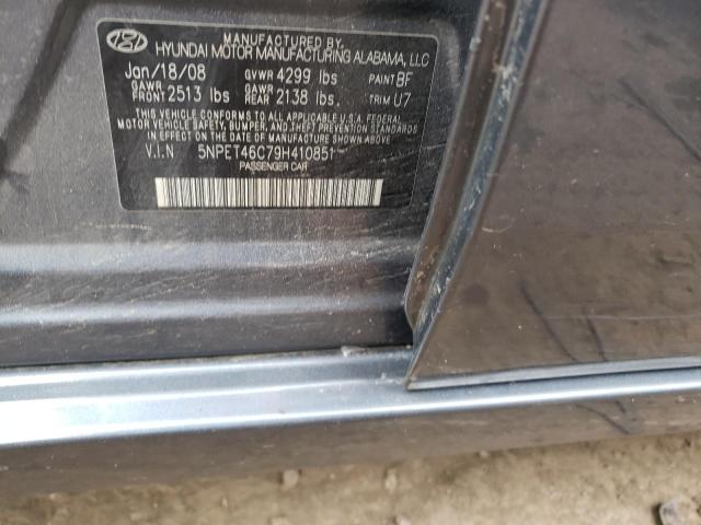 Photo 11 VIN: 5NPET46C79H410851 - HYUNDAI SONATA GLS 