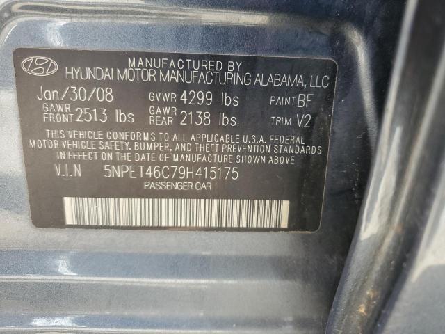 Photo 11 VIN: 5NPET46C79H415175 - HYUNDAI SONATA GLS 