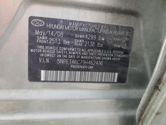 Photo 11 VIN: 5NPET46C79H462416 - HYUNDAI SONATA 