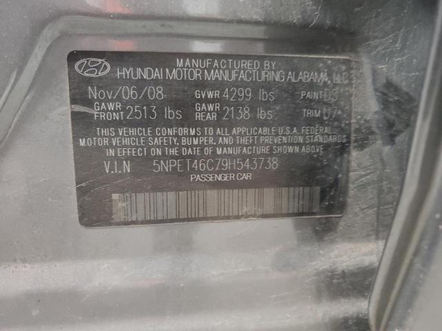 Photo 11 VIN: 5NPET46C79H543738 - HYUNDAI SONATA 